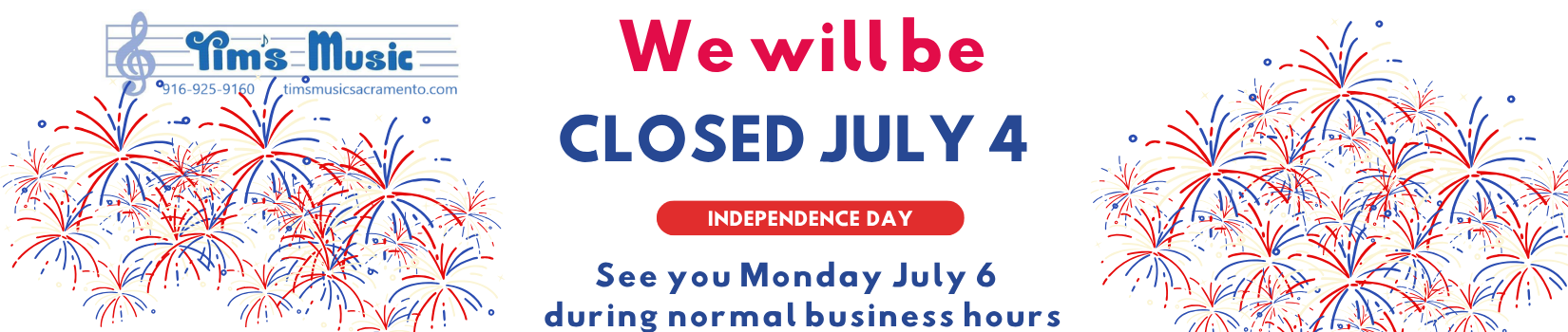 July 4th Closed