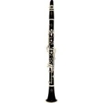 Buffet BC123120 Key of A Clarinet R13 Silver Plated Keys, Grenadilla Wood Body