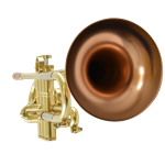 Taylor TORNADO Trumpet Brushed Satin Yellow Brass w/ Bronze Bell