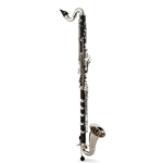 Backun BCLBBALPHACNKZ Bass Clarinet Alpha Series Low C, Nickel Plated Keys, 2-piece Neck, Compact Backpack Case