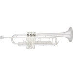 Eastman ETR824S Trumpet .459" Bore, Silver Plated