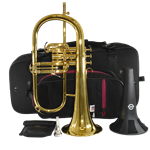 ISS2934 Kanstul Custom Flugelhorn - Lacquered Brass w/ 3rd Valve Trigger