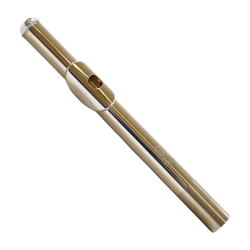 QHJ14KR Haynes Q Series Classic Sterling Silver Headjoint w/ 14K Rose Gold Riser