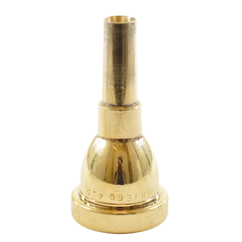 Griego G45GPU 4.5 Trombone/Euphonium Large Shank Gold Plated Mouthpiece (Used)