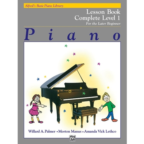 Alfred's Basic Piano Library for the Later Beginner: Lesson Complete Level 1 N/A