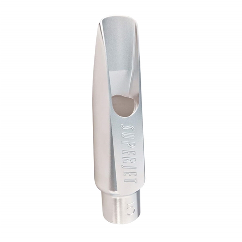 Jody Jazz JJSUPERJETA7 Alto Sax Super Jet 7 Metal Mouthpiece, Silver