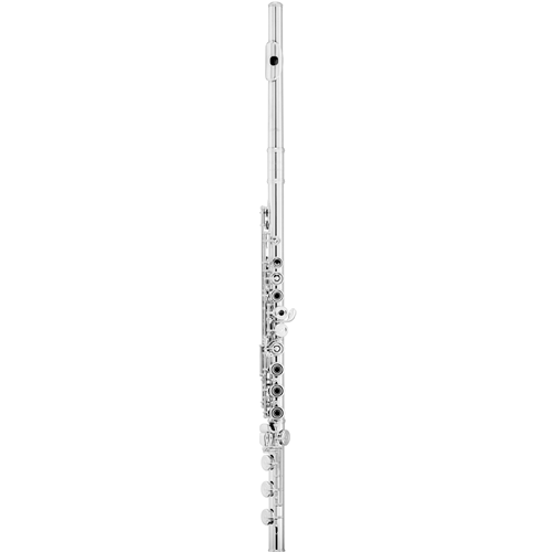 Azumi AZ2SRBEO Flute Sterling Silver Headjoint, Silver Plated Body/Foot, Open Hole, Offset G, Split E