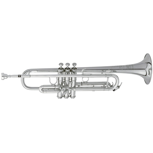 Getzen 900DLXS Trumpet Eterna Deluxe, .460" Bore, Copper Plated Bell, Silver Plated, Sterling Silver Leadpipe
