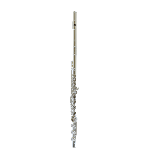 Haynes AF680SEBOQ14K Flute Solid Silver Headjoint, Plated Body/Foot, 14k Gold Riser