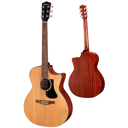 Eastman PCH1GACE Grand Auditorium Guitar w/ Cutaway & Electronics Natural Finish